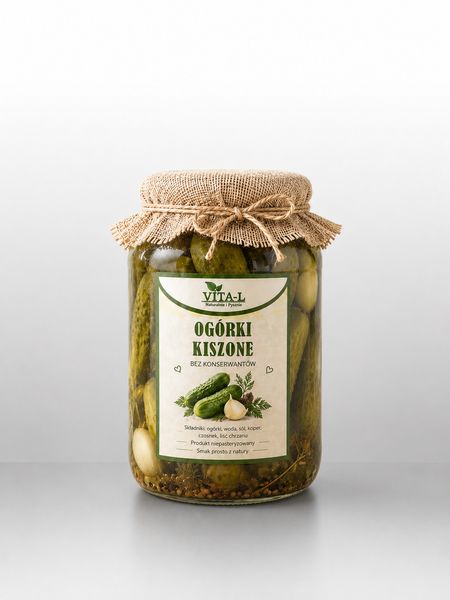 Ogórek kiszony słoik 900ml